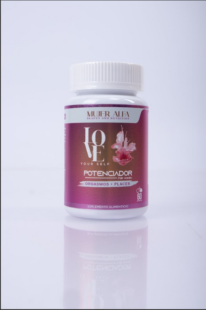 Love Yourself® · Orgasmos + Placer · Potenciador Femenino
