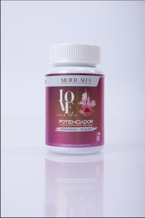 Love Yourself® · Orgasmos + Placer · Potenciador Femenino